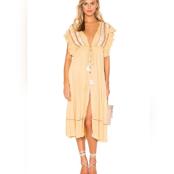 Free People Dresses & Skirts - Free People Bali Will Wait for you midi dress